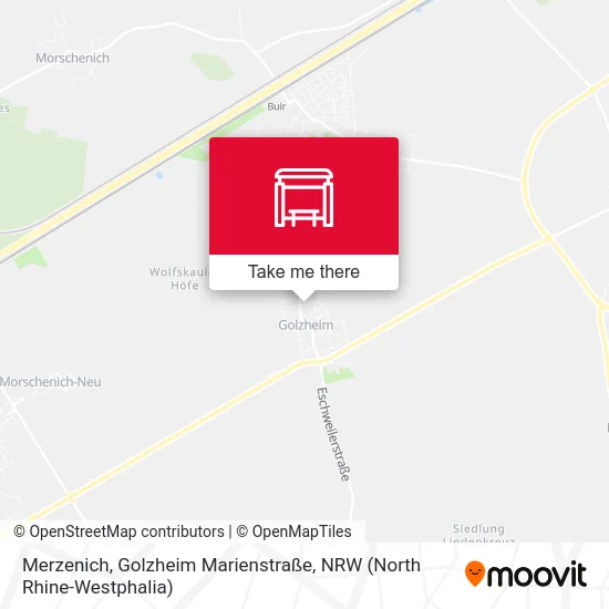 Карта Merzenich, Golzheim Marienstraße