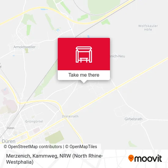 Merzenich, Kammweg map