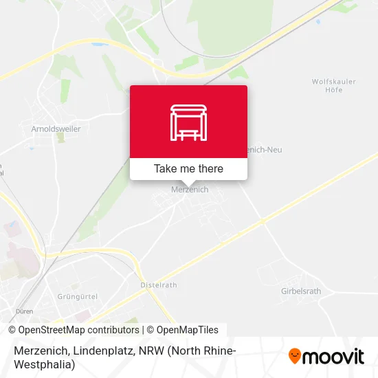 Карта Merzenich, Lindenplatz