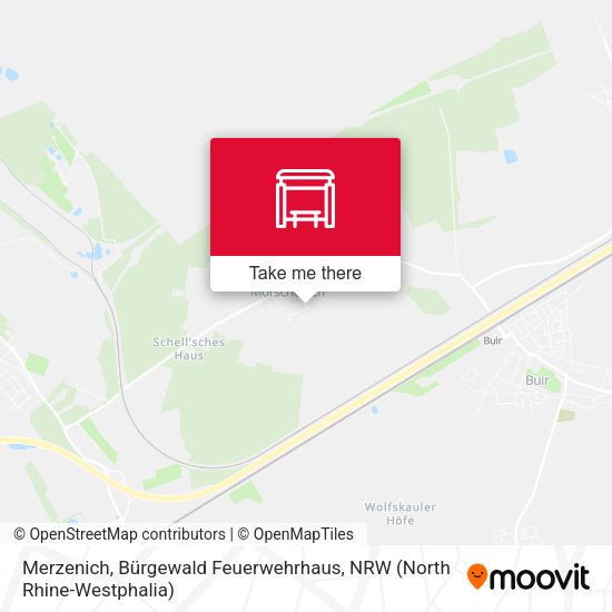 Merzenich, Bürgewald Feuerwehrhaus map