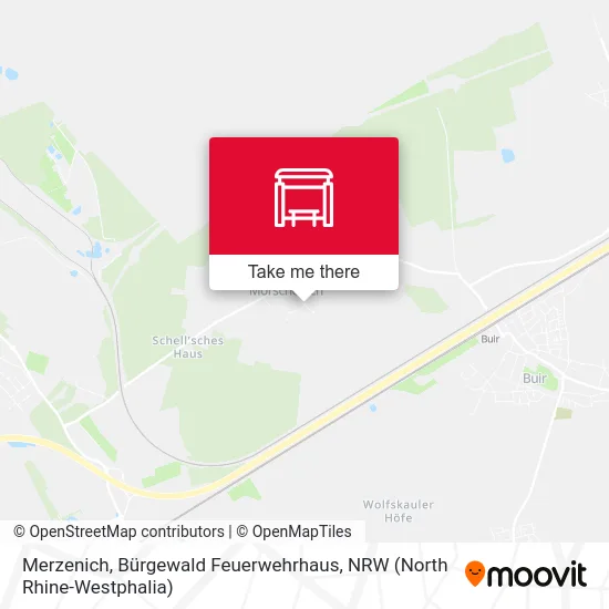 Карта Merzenich, Bürgewald Feuerwehrhaus