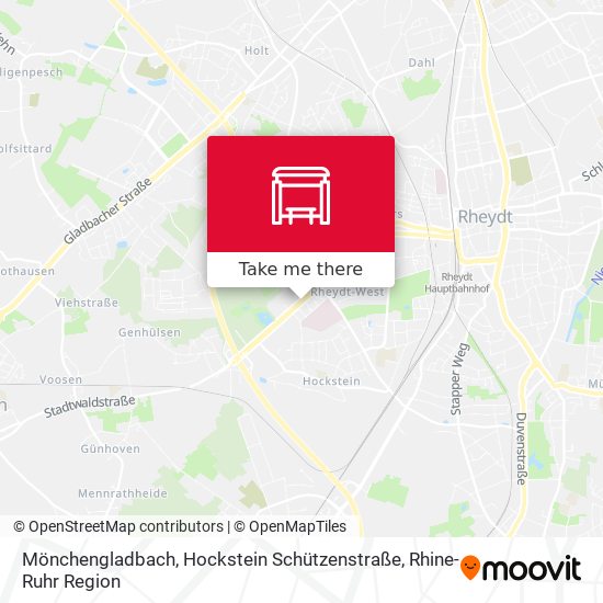 Mönchengladbach, Hockstein Schützenstraße map