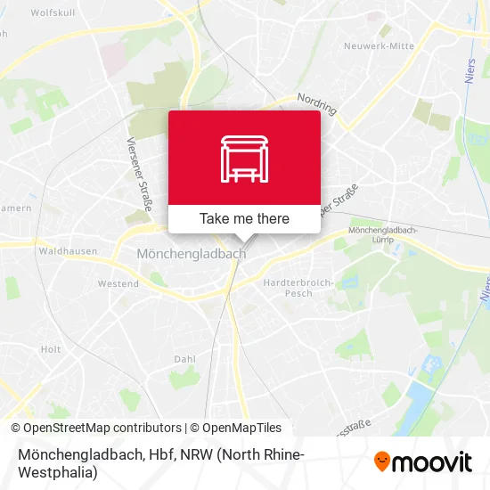 Mönchengladbach, Hbf map