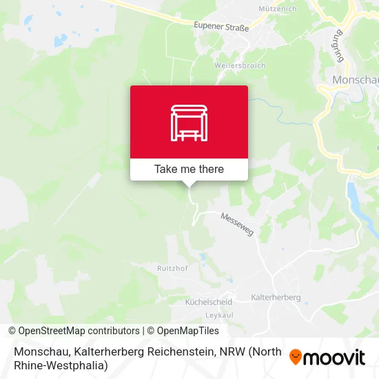 Карта Monschau, Kalterherberg Reichenstein