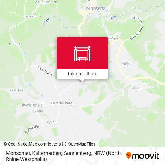 Карта Monschau, Kalterherberg Sonnenberg