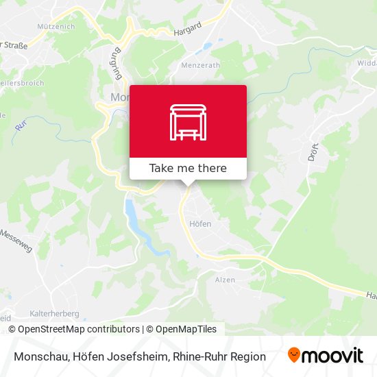 Monschau, Höfen Josefsheim map
