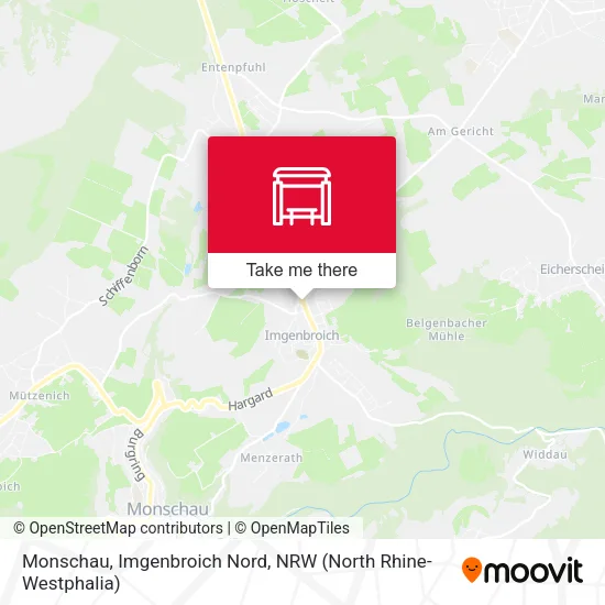 Карта Monschau, Imgenbroich Nord