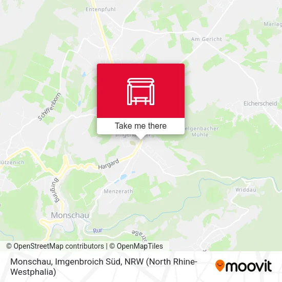 Карта Monschau, Imgenbroich Süd