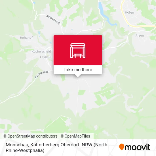 Карта Monschau, Kalterherberg Oberdorf