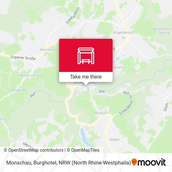 Карта Monschau, Burghotel