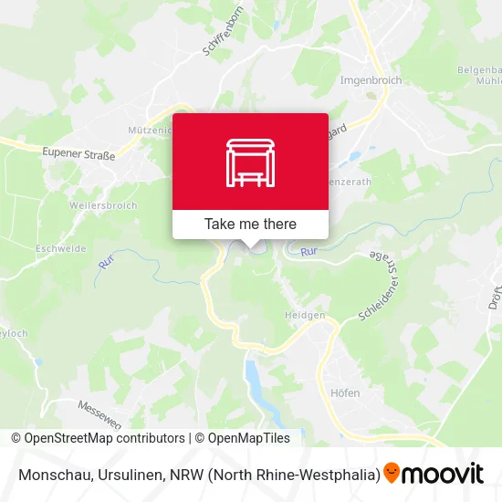 Карта Monschau, Ursulinen