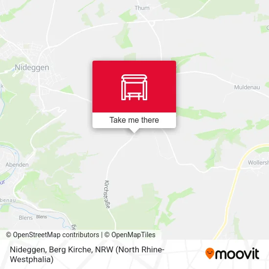 Карта Nideggen, Berg Kirche