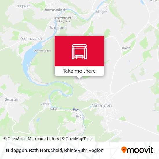 Nideggen, Rath Harscheid map