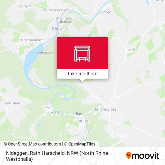 Nideggen, Rath Harscheid map