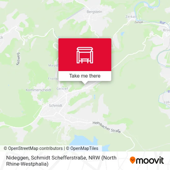 Карта Nideggen, Schmidt Schefferstraße