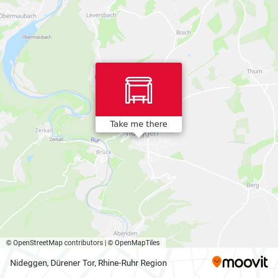 Nideggen, Dürener Tor map