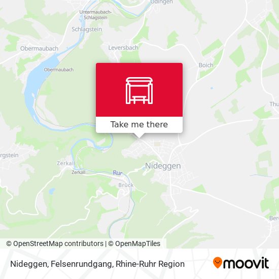 Nideggen, Felsenrundgang map
