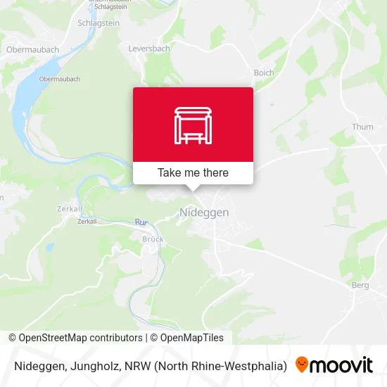 Карта Nideggen, Jungholz