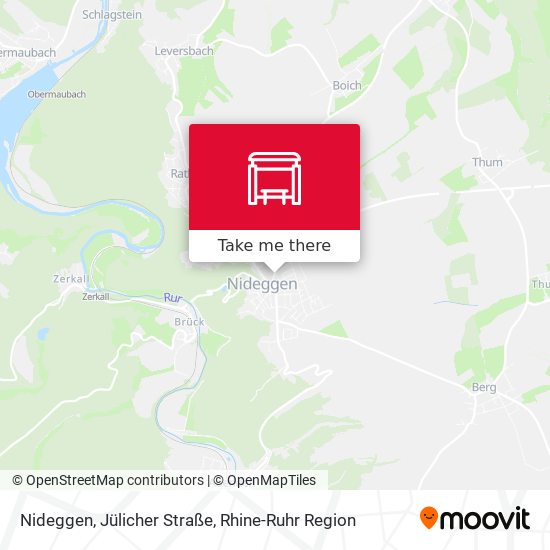 Nideggen, Jülicher Straße map