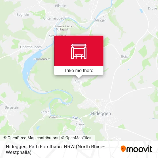 Карта Nideggen, Rath Forsthaus