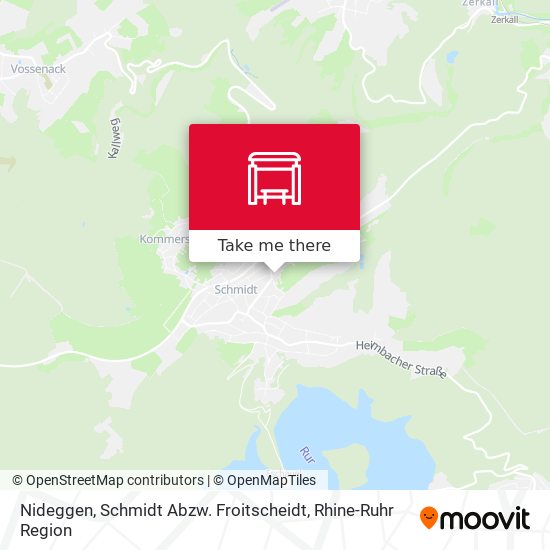 Nideggen, Schmidt Abzw. Froitscheidt map