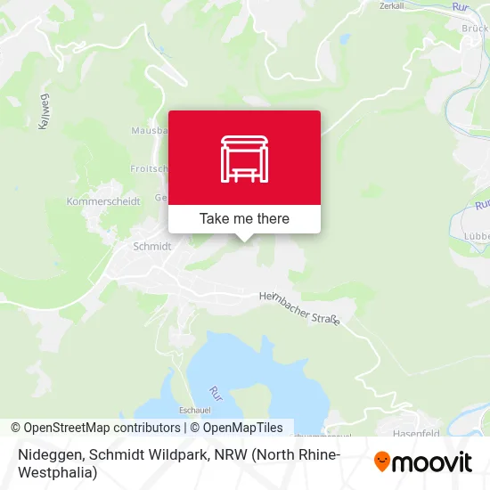 Nideggen, Schmidt Wildpark map