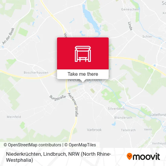 Карта Niederkrüchten, Lindbruch