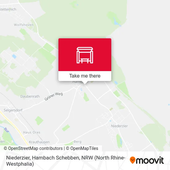 Карта Niederzier, Hambach Schebben