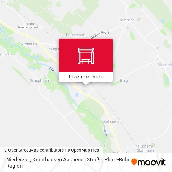 Niederzier, Krauthausen Aachener Straße map