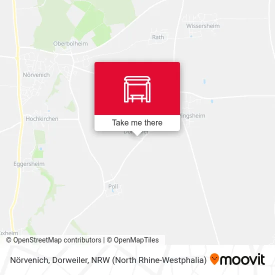 Nörvenich, Dorweiler map