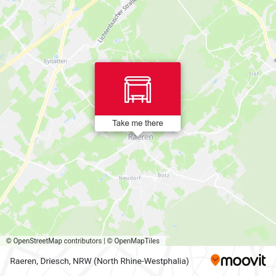 Карта Raeren, Driesch