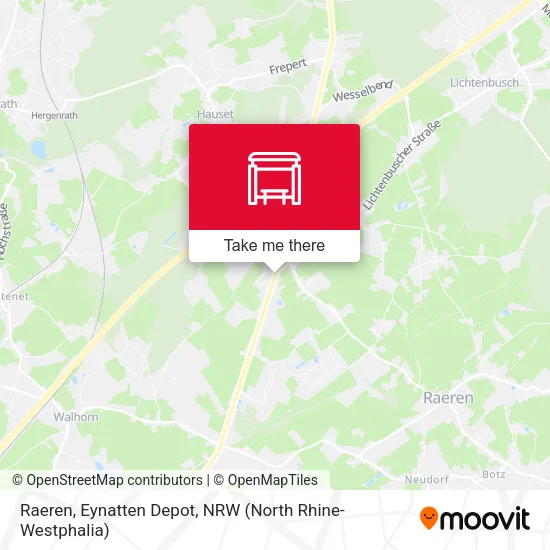 Карта Raeren, Eynatten Depot