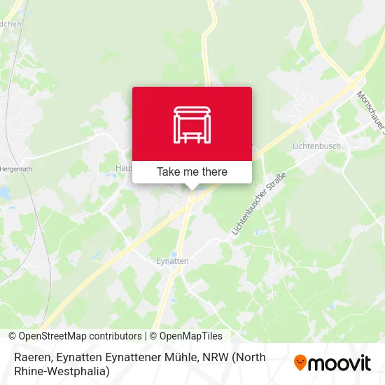Карта Raeren, Eynatten Eynattener Mühle