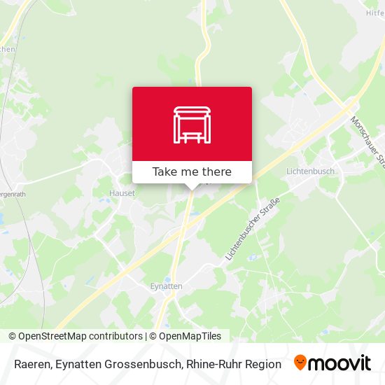 Raeren, Eynatten Grossenbusch map