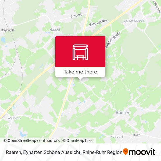 Raeren, Eynatten Schöne Aussicht map