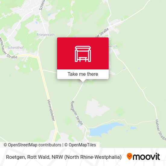 Карта Roetgen, Rott Wald