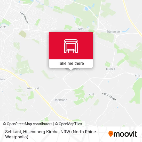 Карта Selfkant, Hillensberg Kirche