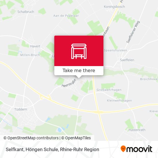 Selfkant, Höngen Schule map