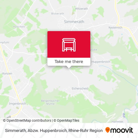 Simmerath, Abzw. Huppenbroich map
