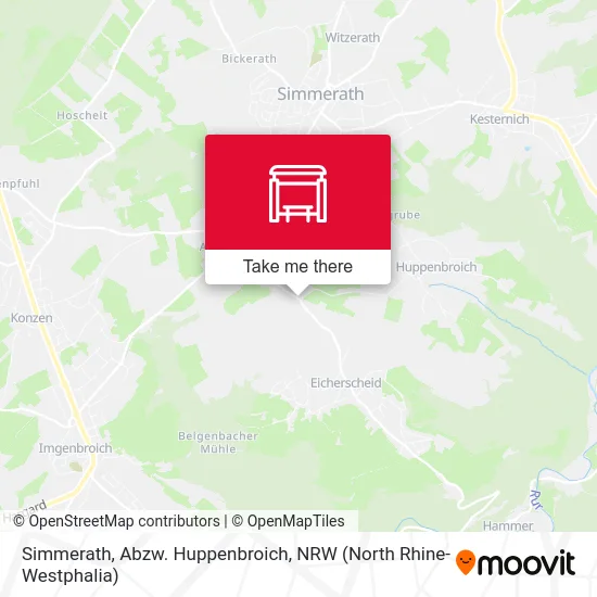 Карта Simmerath, Abzw. Huppenbroich