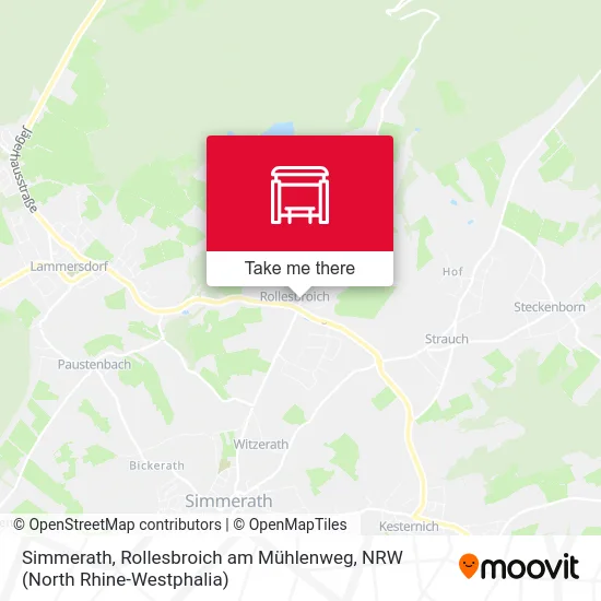 Карта Simmerath, Rollesbroich am Mühlenweg