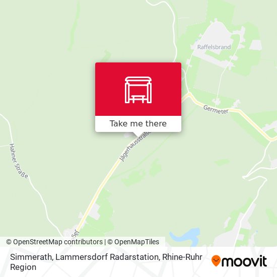 Simmerath, Lammersdorf Radarstation map