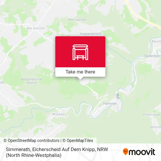 Карта Simmerath, Eicherscheid Auf Dem Knipp
