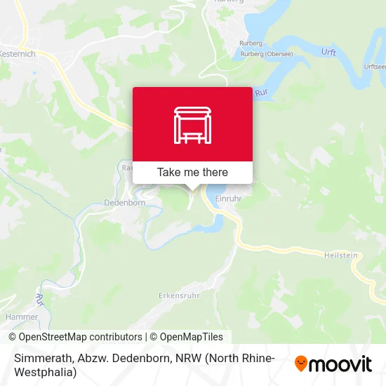 Карта Simmerath, Abzw. Dedenborn