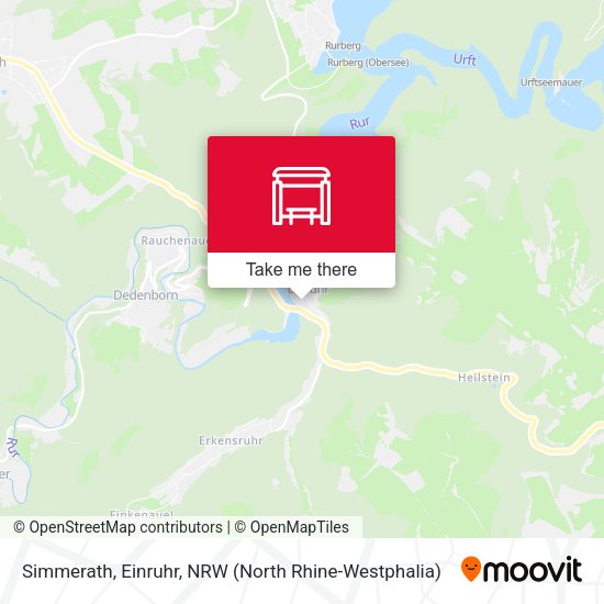 Карта Simmerath, Einruhr