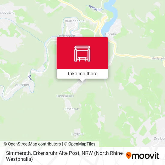 Карта Simmerath, Erkensruhr Alte Post