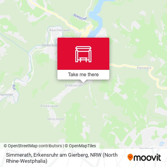 Карта Simmerath, Erkensruhr am Gierberg