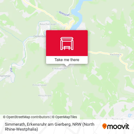 Карта Simmerath, Erkensruhr am Gierberg