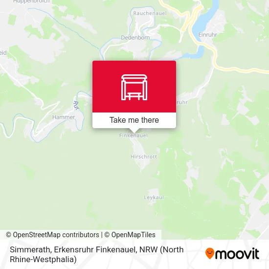 Карта Simmerath, Erkensruhr Finkenauel