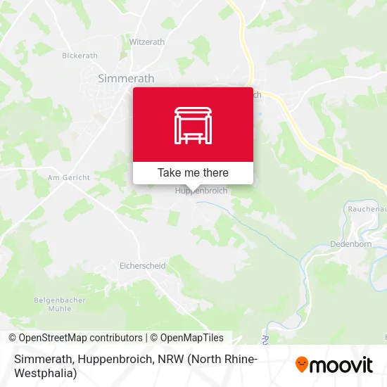 Карта Simmerath, Huppenbroich